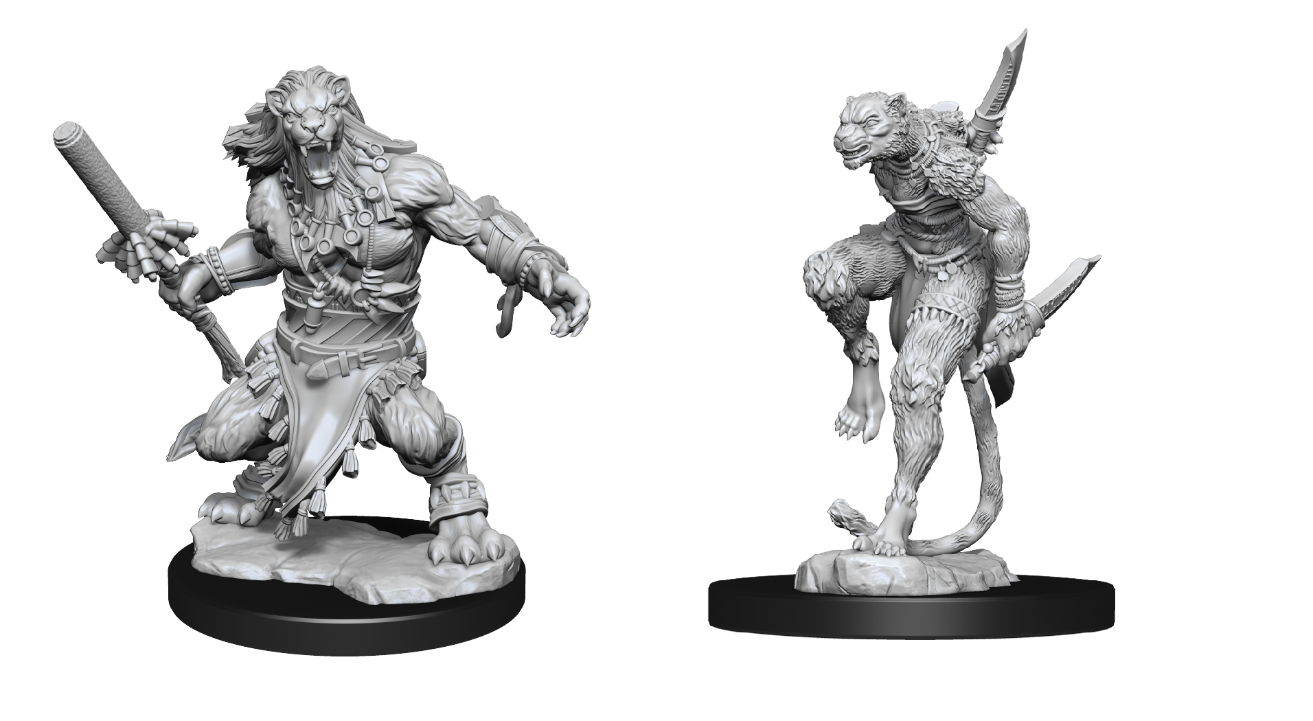 MTG UNPAINTED MINIS Nacatls Minatures Wizkids Games    | Red Claw Gaming