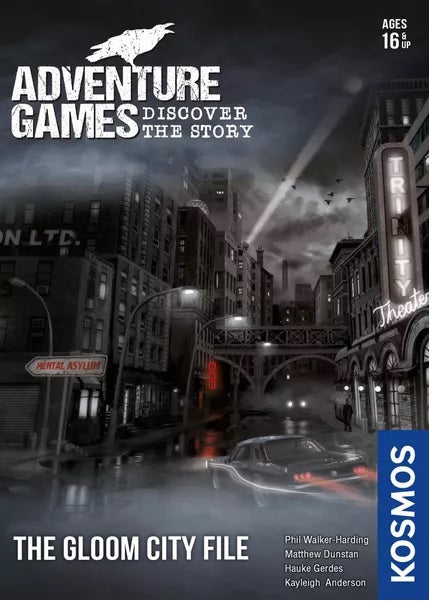 ADVENTURE GAMES: THE GLOOM CITY FILE Board Game Kosmos    | Red Claw Gaming