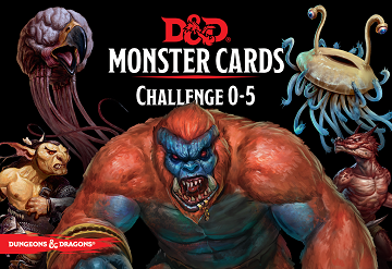 D&D MONSTER CARDS: CHALLENGE 0-5 D&D Book Wizards of the Coast    | Red Claw Gaming