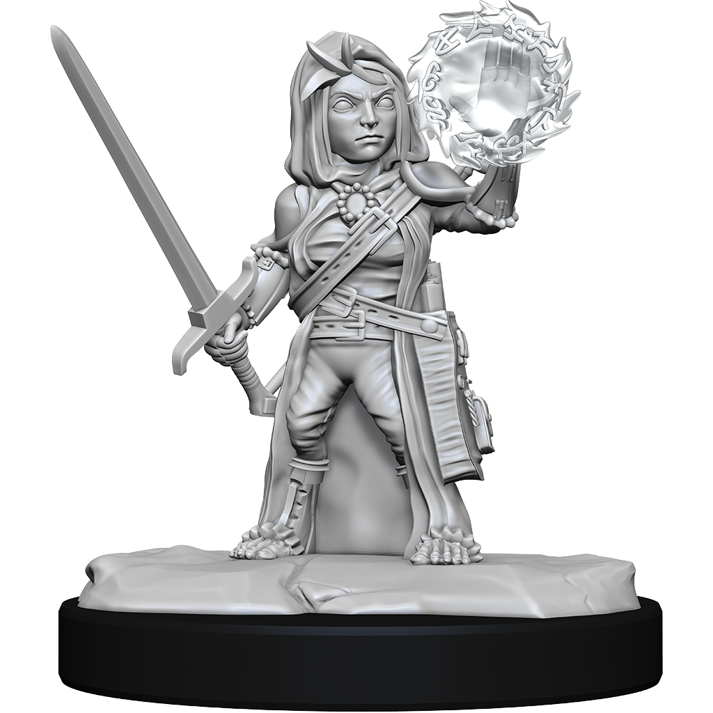 Pathfinder Deepcuts: Halfling Cleric Female Minatures Wizkids Games    | Red Claw Gaming