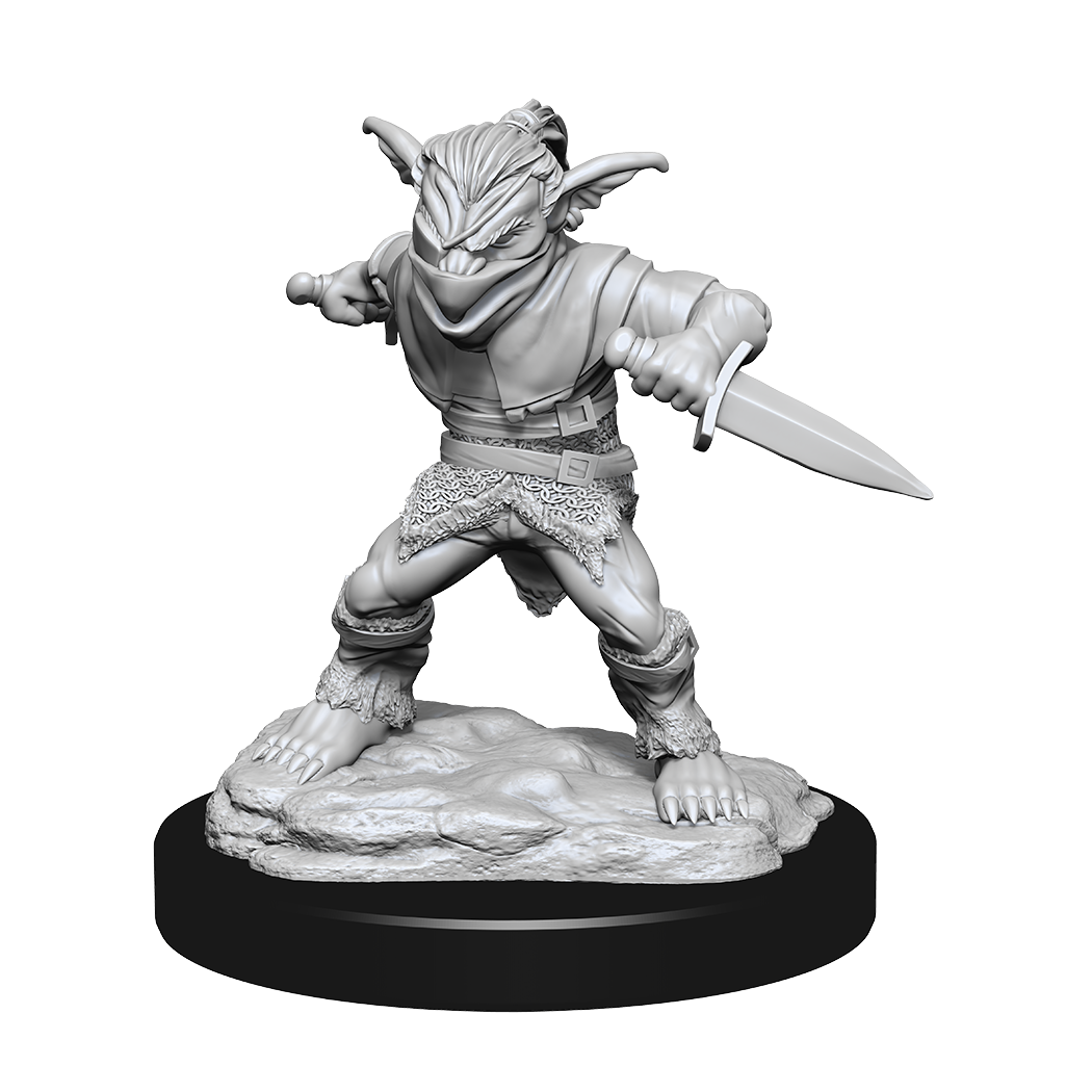 D&D Nolzur's Marvelous Miniatures: Goblin Rogue and Goblin Bard Minatures Wizkids Games    | Red Claw Gaming