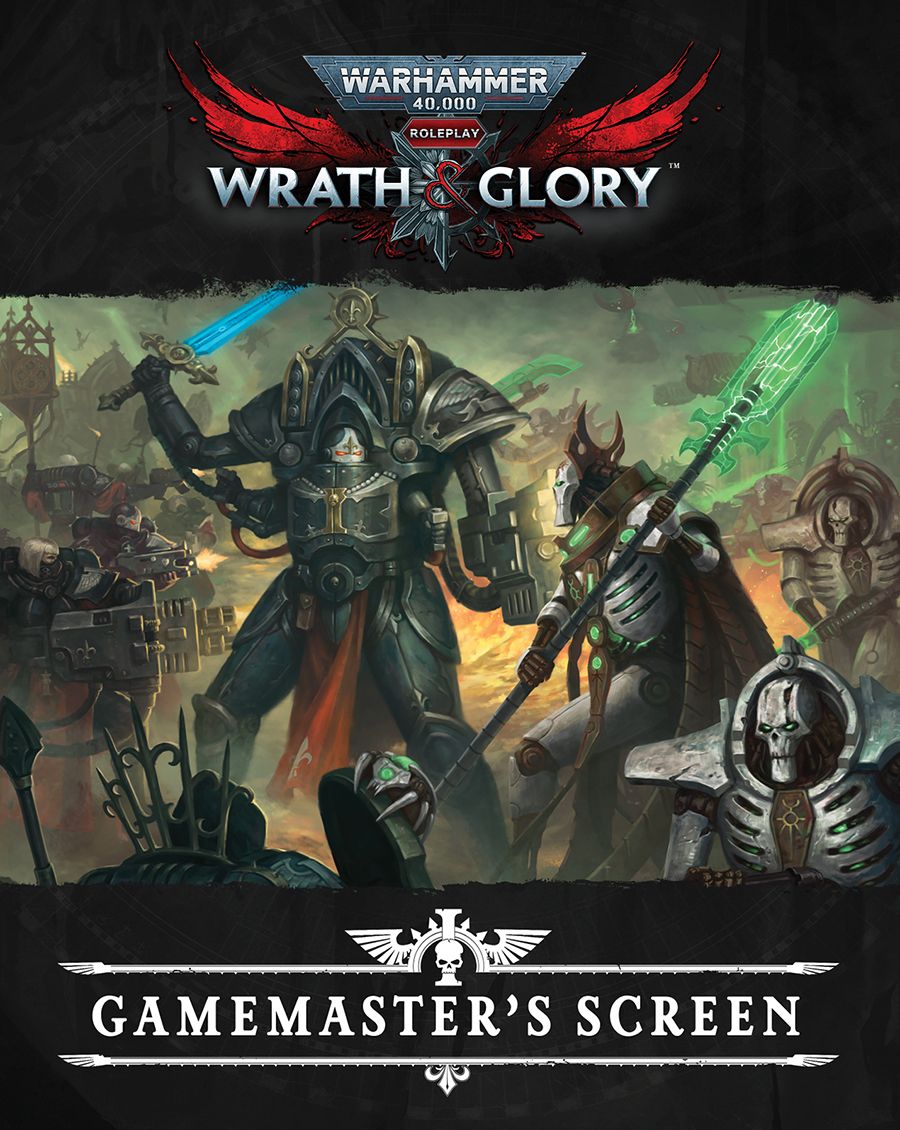 WARHAMMER 40K WRATH AND GLORY GM SCREEN Role Playing Cubicle Seven    | Red Claw Gaming