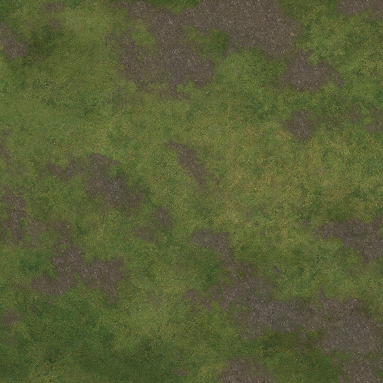 GAME MAT 44"X30" BROKEN GRASSLAND/DESERT SCRUBLAND Game Mat Universal DIstribution    | Red Claw Gaming