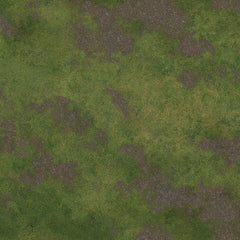 GAME MAT 44"X30" BROKEN GRASSLAND/DESERT SCRUBLAND Game Mat Universal DIstribution    | Red Claw Gaming
