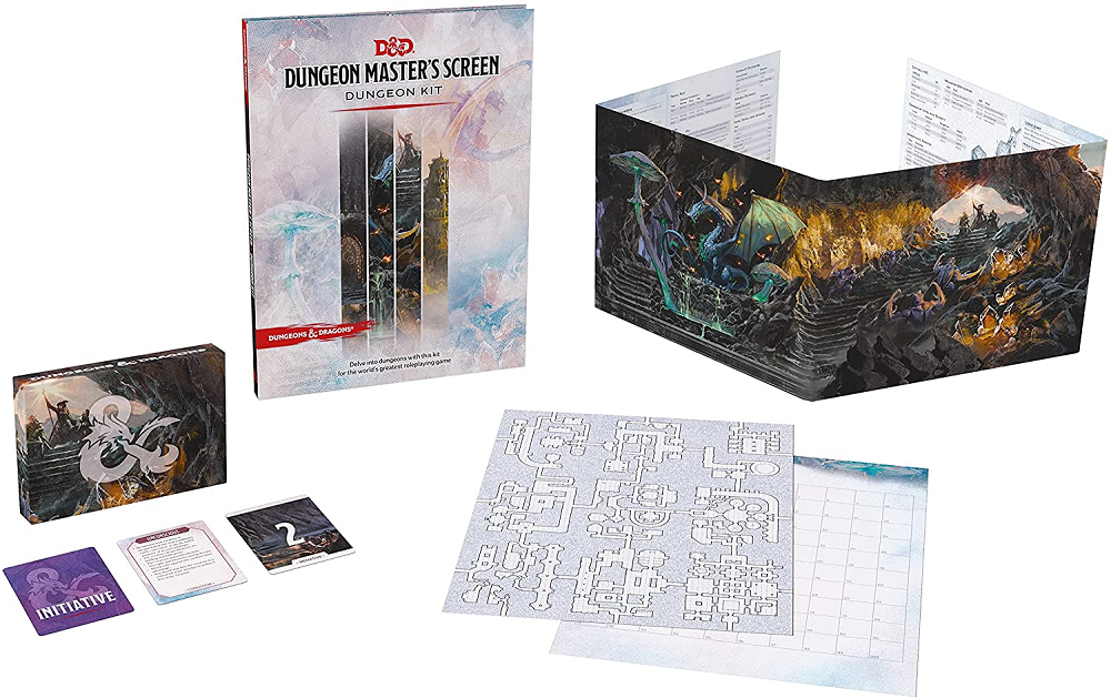 Dungeon Master's Screen Dungeon Kit D&D Book Wizards of the Coast    | Red Claw Gaming