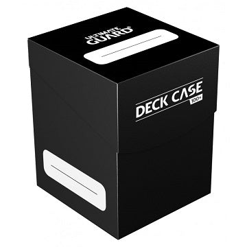 UG DECK BOX 100+ BLACK Deck Box Ultimate Guard    | Red Claw Gaming