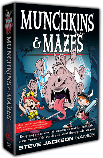 MUNCHKINS AND MAZES Board Game Steve Jackson    | Red Claw Gaming