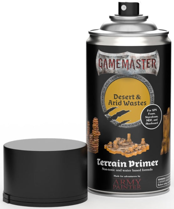 GAMEMASTER: TERRAIN PRIMER DESERT AND ARID WASTES Battlefield Army Painter    | Red Claw Gaming