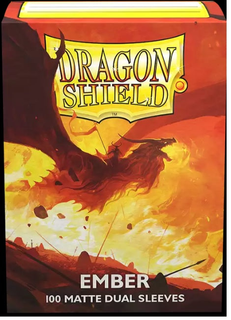 Dragon Shield Dual Matte Sleeve - Ember 100ct Dragon Shield Dragon Shield    | Red Claw Gaming