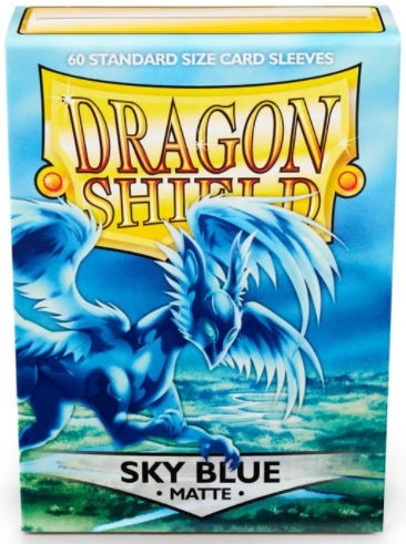 DRAGON SHIELD SLEEVES MATTE SKY BLUE 60CT Dragon Shield Dragon Shield    | Red Claw Gaming