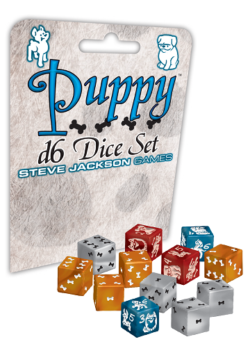 Puppy D6 Dice Set Board Game Steve Jackson    | Red Claw Gaming