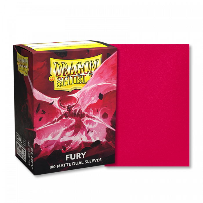Dragon Shield Dual Matte Sleeve - Fury 100ct Dragon Shield Dragon Shield    | Red Claw Gaming