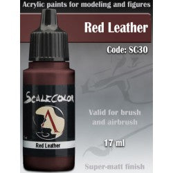 RED LEATHER SC30 Scale Color Scale 75    | Red Claw Gaming