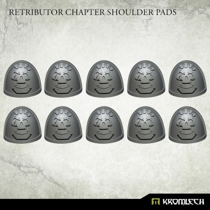 Retributor Chapter Shoulder Pads (10) Minatures Kromlech    | Red Claw Gaming