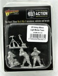US Army Light Mortar Team American Warlord Games    | Red Claw Gaming
