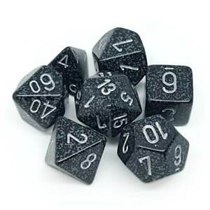 Speckled Ninja 7-Die Set Dice Chessex    | Red Claw Gaming