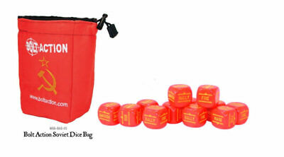 Bolt Action Soviet Dice Bag Accessories Warlord Games    | Red Claw Gaming