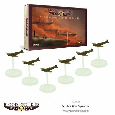Supermarine Spitfire Mk 2 Blood Red Skies Warlord Games    | Red Claw Gaming