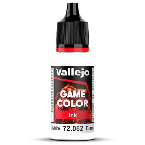 GAME COLOR 082-18ML. WHITE INK Vallejo Game Color Vallejo    | Red Claw Gaming
