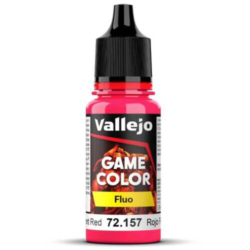 GAME COLOR 157-18ML. FLUORESCENT RED Vallejo Game Color Vallejo    | Red Claw Gaming