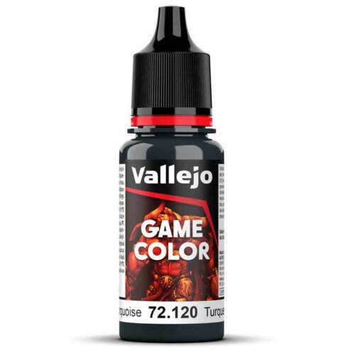 GAME COLOR 120-18ML. ABYSSAL TURQUOISE Vallejo Game Color Vallejo    | Red Claw Gaming