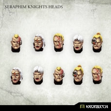 Seraphim Knights Heads (10) Minatures Kromlech    | Red Claw Gaming