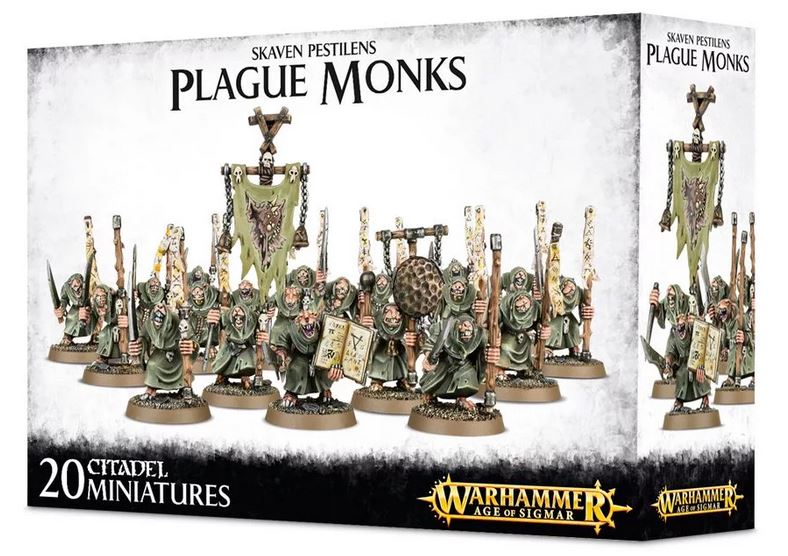 SKAVEN: PESTILENS PLAGUE MONKS Skaven Games Workshop | Red Claw Gaming