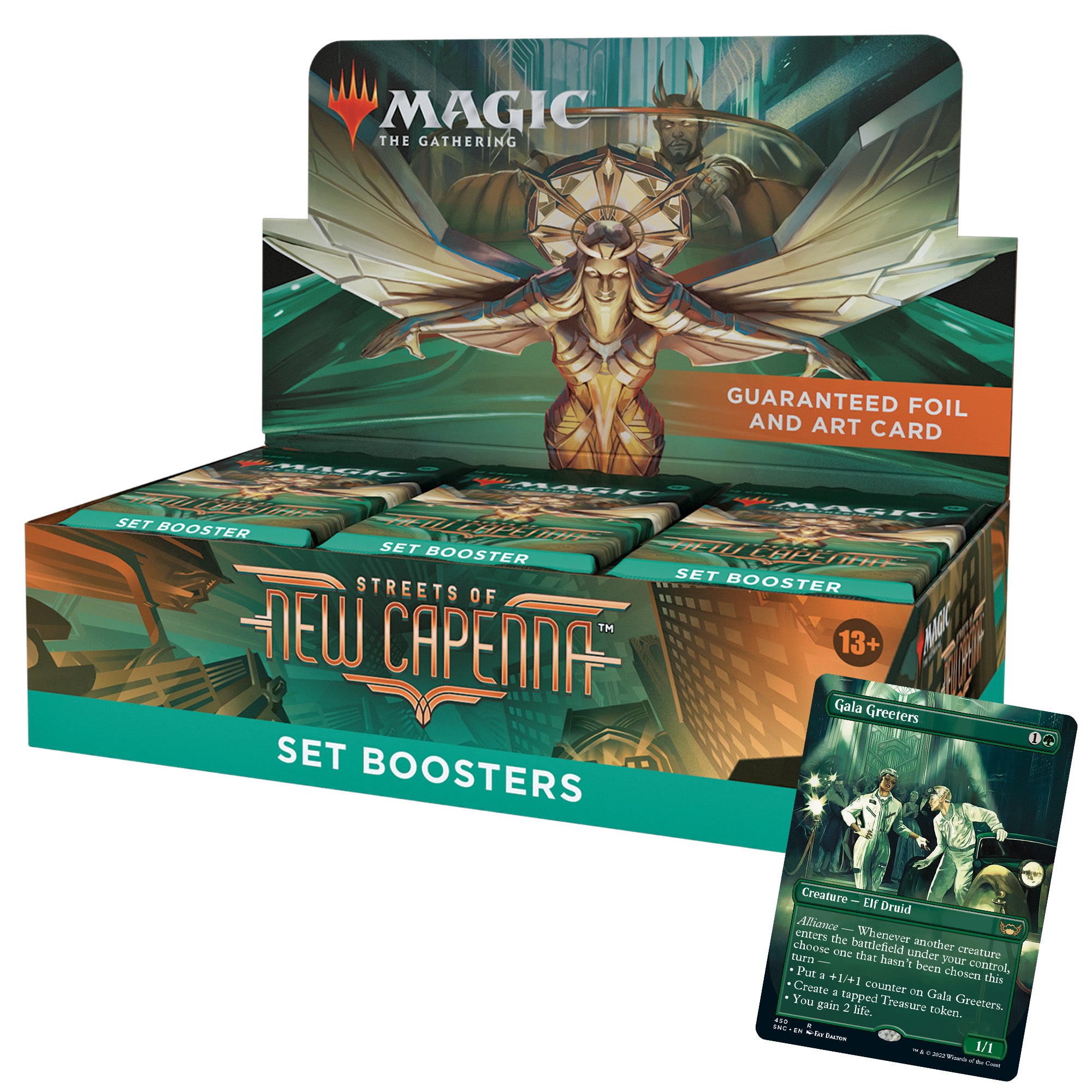 The Streets of New Capenna Set Booster Box Sealed Magic the Gathering Wizards of the Coast    | Red Claw Gaming