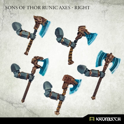 Sons of Thor Runic Axes - Right Minatures Kromlech    | Red Claw Gaming