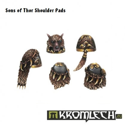 Sons of Thor Shoulder Pads (10) Minatures Kromlech    | Red Claw Gaming