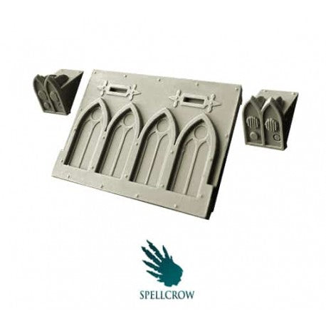 Gothic front plate for light vehicles Minatures Spellcrow    | Red Claw Gaming