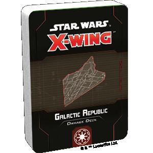 Star Wars X-Wing 2nd Edition Galactic Republic Damage Deck Star Wars: X-Wing Fantasy Flight Games    | Red Claw Gaming