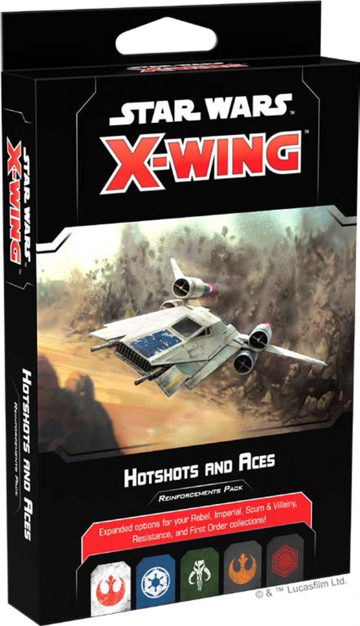 Star Wars X-Wing 2nd Edition Hotshots and Aces Reinforcements Pack Star Wars: X-Wing Fantasy Flight Games    | Red Claw Gaming