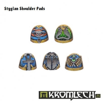 Stygian Shoulder Pads (10) Minatures Kromlech    | Red Claw Gaming