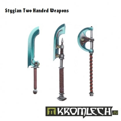Stygian Two Handed Weapons (6) Minatures Kromlech    | Red Claw Gaming