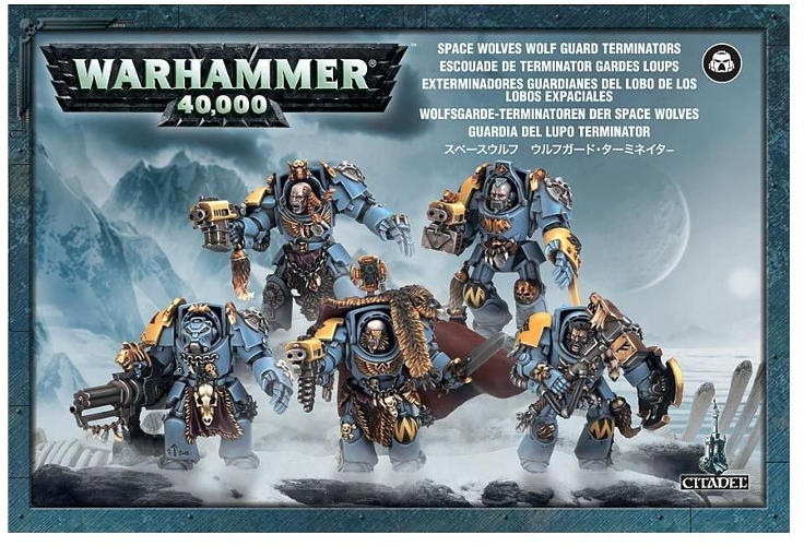SPACE WOLVES WOLF GUARD TERMINATORS Space Wolves Games Workshop    | Red Claw Gaming