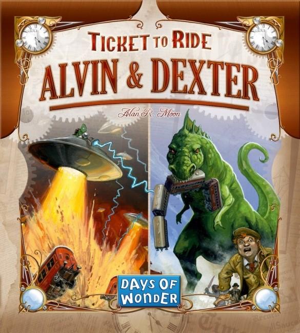 Ticket to Ride Alvin & Dexter Monster Expansion Board Game Asmodee    | Red Claw Gaming