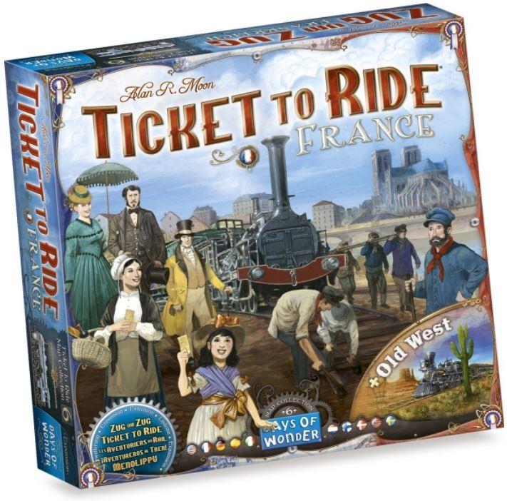 Ticket to Ride Map Collection Volume 6 – France & Old West Board Game Asmodee    | Red Claw Gaming