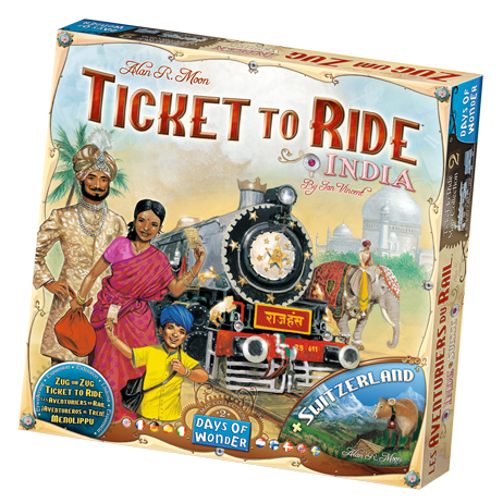 Ticket to Ride India Expansion Board Game Asmodee    | Red Claw Gaming