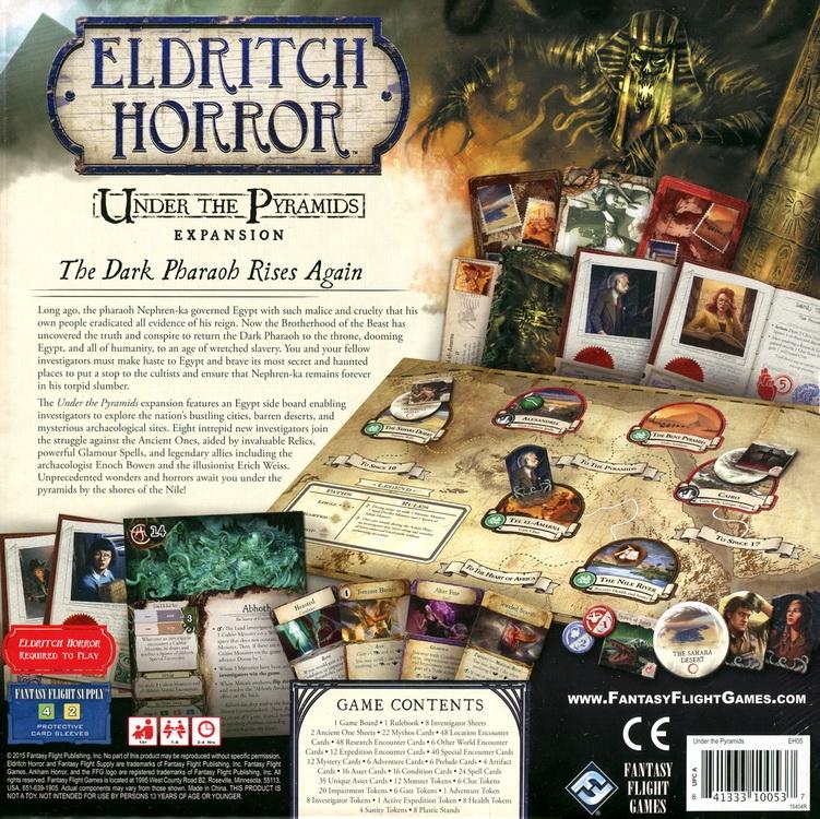 Eldritch Horror: Under the Pyramids (sun damaged box) Board Games Fantasy Flight Games    | Red Claw Gaming