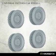 Universal Pattern Car Wheels (4) Minatures Kromlech    | Red Claw Gaming