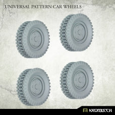 Universal Pattern Car Wheels (4) Minatures Kromlech    | Red Claw Gaming
