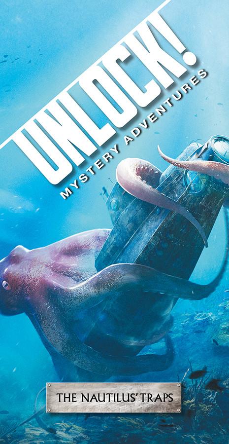 UNLOCK! The Nautilus' Traps (Mystery Adventures) Board Game Asmodee    | Red Claw Gaming