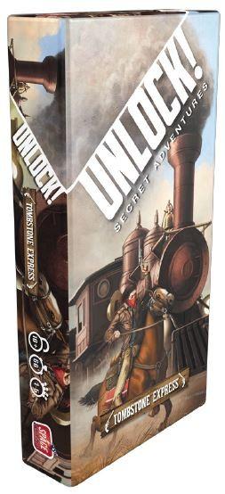 UNLOCK! Tombstone Express (Secret Adventures) Board Game Asmodee    | Red Claw Gaming