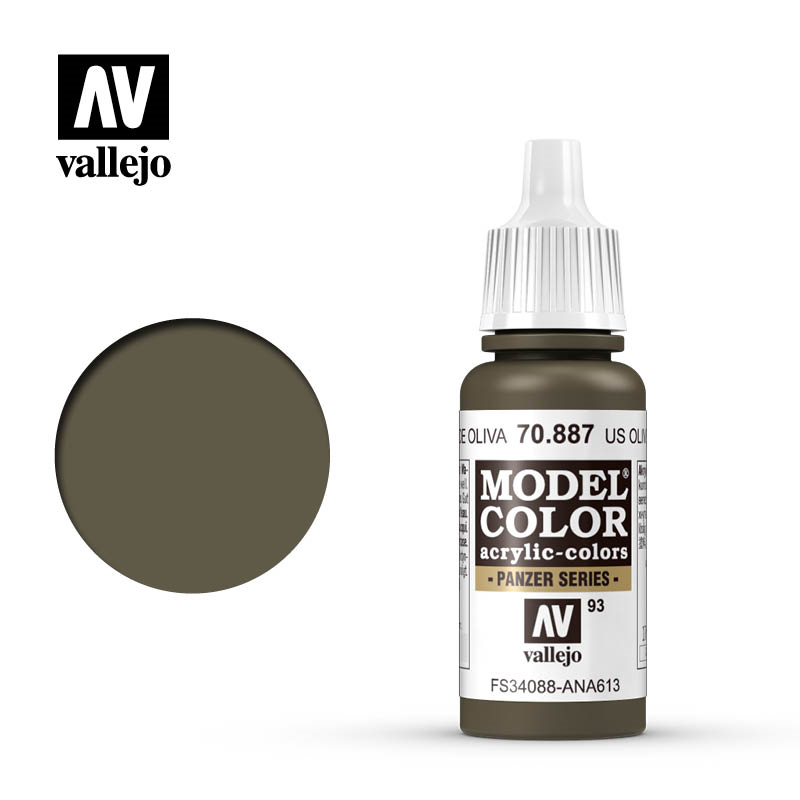 US Olive Drab (MC) Vallejo Model Color Vallejo    | Red Claw Gaming