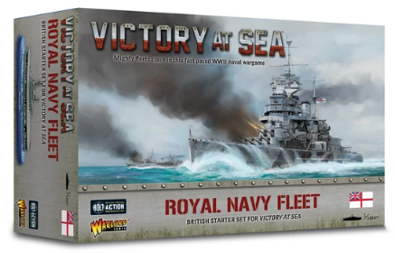 Victory At Sea Royal Navy Fleet Box Victory at Sea Warlord Games    | Red Claw Gaming