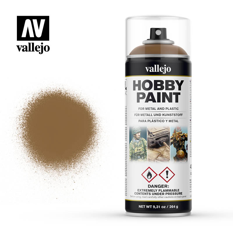 Leather Brown Spray Primer Vallejo Primer Vallejo    | Red Claw Gaming