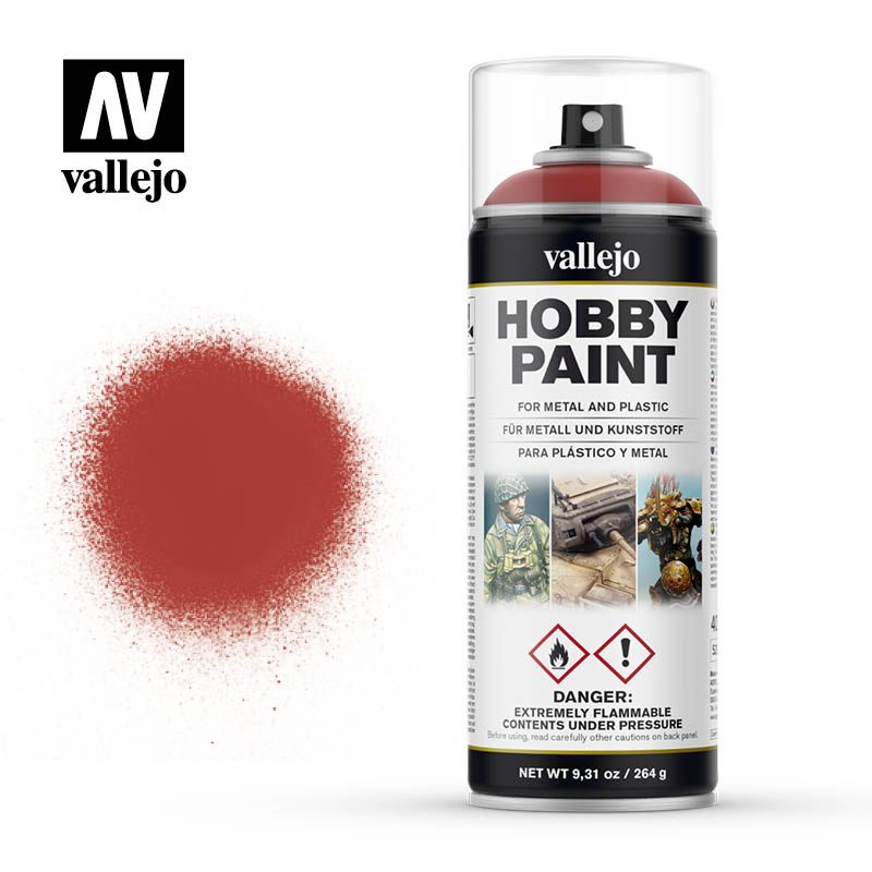 Scarlet Red Spray Primer Vallejo Primer Vallejo    | Red Claw Gaming
