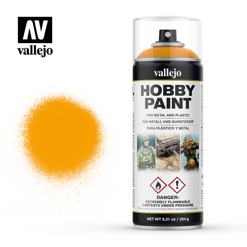Sun Yellow Spray Primer Vallejo Primer Vallejo    | Red Claw Gaming