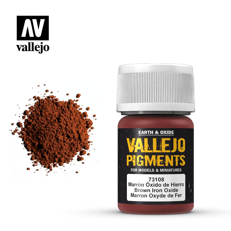 Brown Iron Oxide Vallejo Pigment Vallejo    | Red Claw Gaming